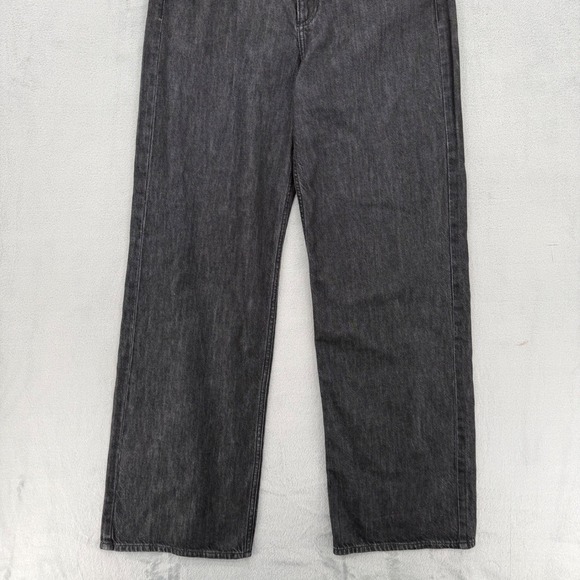 Rag & Bone Lori Mid-Rise Wide Leg Jeans Senoia Black Grey Women's Size 27 NEW - Picture 5 of 16